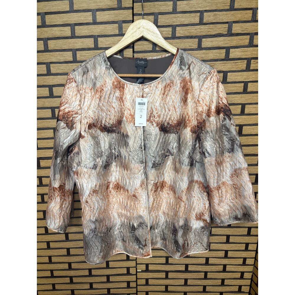 Chico’s Traveler Collection Jacket Size 2 (Size Large)